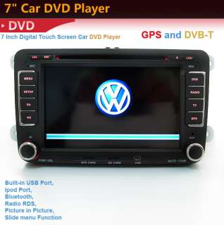NEW7 2 din CAR GPS dvd player radio for VW IPOD TV   