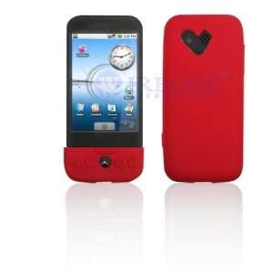  HTC Google G1/Dream PDA PREMIUM Trans. Red Silicon Skin 