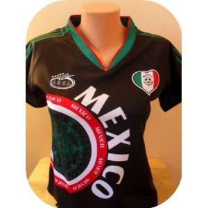  WOMEN MEXICO AWAY SOCCER JERSEY SIZE LARGE.NEW Sports 