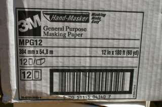 3M General Purpose Masking Paper MPG12 12 Case of 12  