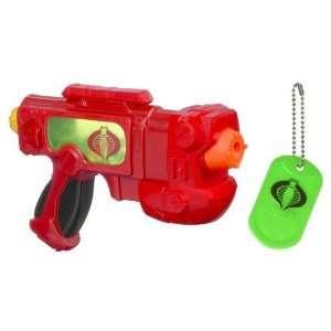  GI Joe Nano Tech Blaster Gun Shoots Water & Dog Tags Toys 