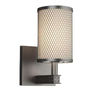 : Forecast Lighting F1974 16 I Beam One Light Wall Sconce with Metal 