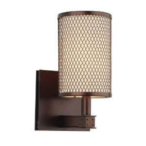 : Forecast Lighting F1974 70 I Beam One Light Wall Sconce with Metal 