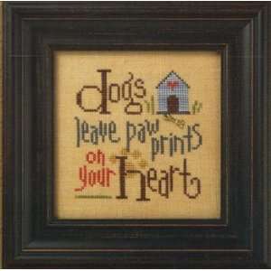  Dogs Leave Paw Prints   Cross Stitch Pattern: Arts, Crafts 