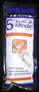 MINUTE NATURAL WHITE TOOTH WHITENING SYSTEM  