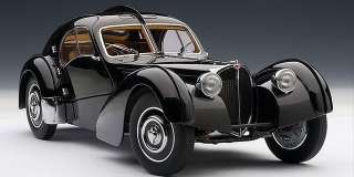 AUTOart 1/18 Bugatti 57SC Atlantic 1938 (Black with Disc Wheels) 70941 