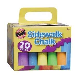  Poof Slinky Jumbo Sidewalk Chalk 20/Pkg; 4 Items/Order 