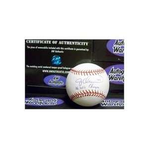  Jesse Orosco autographed Baseball inscribed 86 WS Champs 
