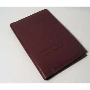   BROWN LEATHER PASSPORT COVER HOLDER CASE WALLET: Office Products