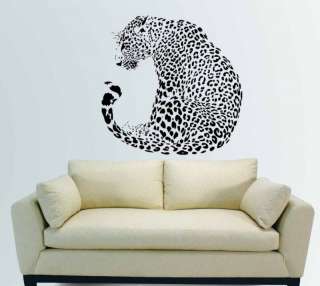 Huge Leopard Cheetah Jaguar Cat Wall Mural Vinyl Decal  
