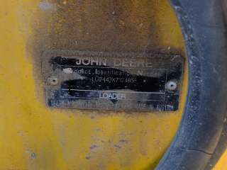 2005 John Deere 244J One owner    quick coupler, forks, gp bucket 