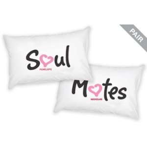  Soul Mates   Personalized Pillowcase Set 2 pcs