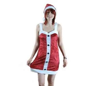  Pams Slim Miss Santa Fancy Dress Costume: Toys & Games