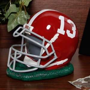 Alabama Crimson Tide Resin Helmet Bank 