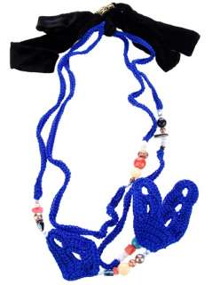 Hildur Yeoman Multi Beaded Crochet Necklace   Labour Of Love 