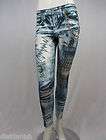Bejeweled Leggings Susan Fixel Jeans Silver Chain S