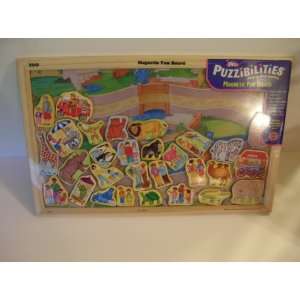  Puzzibilities Zoo Magnetic Fun Board: Toys & Games