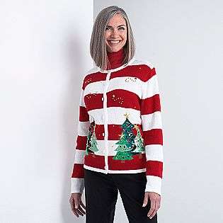   with Border Trees  Classic Elements Clothing Womens Sweaters