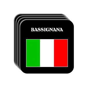   Italy   BASSIGNANA Set of 4 Mini Mousepad Coasters 