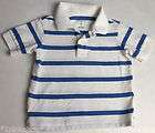   Lands End Polo Striped Summer Shirts Lot Size 3T Thick Cotton  