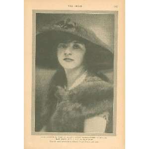  1921 Print Actress Mitzi 