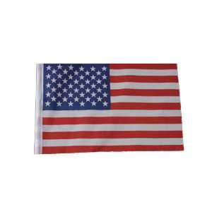   Super Knit Nylon USA Double Sided Flag with Sleeve