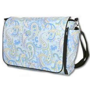 Bumble Bags Jessica Messenger Backpacks (Blue Paisley)   TinyRide