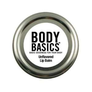  Body Basics Unflavored LipBalm  0.20oz Round Tin Case Pack 