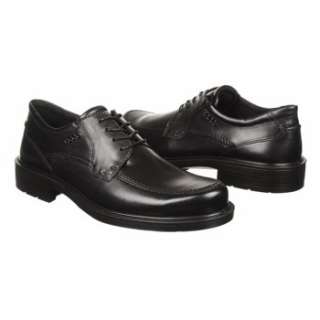 Mens ECCO Boston Apron Toe Tie Black Shoes 
