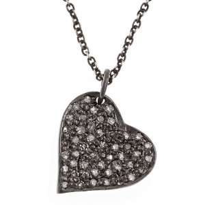  Zoe Chicco   Pave Diamond Heart Necklace Jewelry