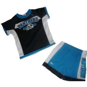    Carolina Panthers Infant Baby 12 Month Shorts Shirt Set Baby