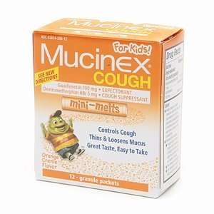 Mucinex Cough for Kids Orange mini melts 12 ct Health 
