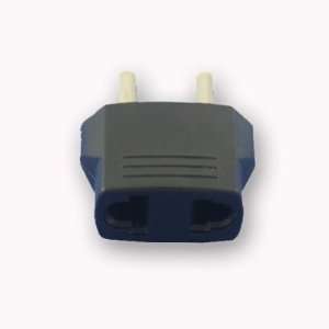  USA to Europe Plug Adapter (convert two flat prongs to two 