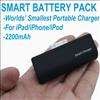 Mini External Battery For iPhone/iPad/iPod 2200mAh