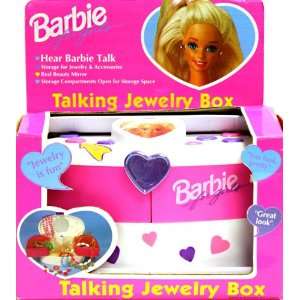  Barbie for Girls Talking Jewelry Box with Three Phrases 