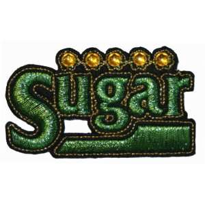 Sugar Boy Girl Name Embroidered Iron On Patch