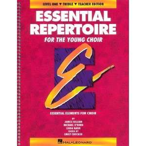  Essential Repertoire for the Young Choir   Level 1 Treble 