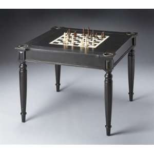   Wood Black Licorice Chess Multi game Card Table Furniture & Decor