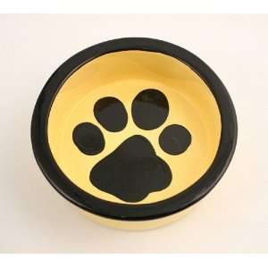  Colored Background Paw Bowls SM Yellow