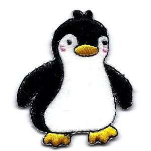  Animals Baby Penguin   Iron On Embroidered Applique 