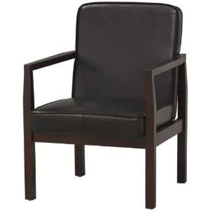   Decor 36063VBLK 01 KD U Arista Arm Upholstered Chair