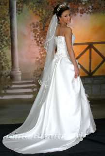 Brautkleid Valerie Hochzeitskleid Schleppe Rock neu 1A  