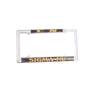  Sigma Pi License Plate Frame Newest