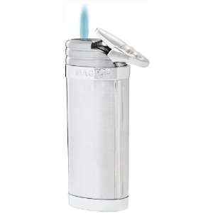   Satin Silver Torch Flame Cigar Lighter:  Sports & Outdoors
