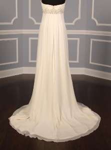 Anne Barge 495 Strapless Empire Waist Elegant New Couture Wedding 