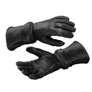  Mossi Mens Zip Off Gauntlet Glove Xlarge Black: Automotive