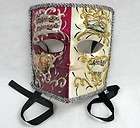 White and Pink Venetian Masquerade Mask   BARGAIN