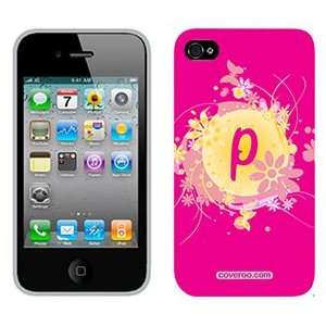  Funky Floral P on Verizon iPhone 4 Case by Coveroo  