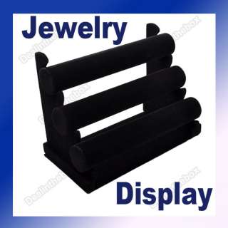   Tier Velvet Watch/Bracelet Jewelry Display Holder Stand Rack  