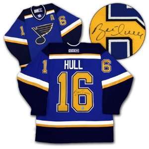 Brett Hull St. Louis Blues Autographed/Hand Signed Hockey Jersey